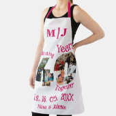 Ruby Red 40th Wedding Jubileum 11 Foto Collage Schort (Insitu)