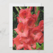 Ruby Red 40th Wedding Jubileum Uitnodiging (Achterkant)