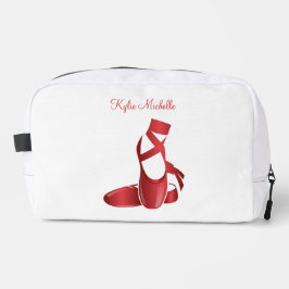 Ruby Red Ballet Slippers w Name Dance Toilettasje