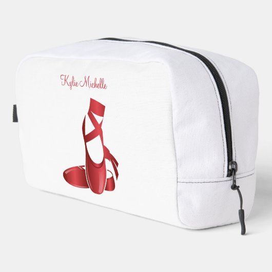 Ruby Red Ballet Slippers w Name Dance Toilettasje (Rechterhoek)