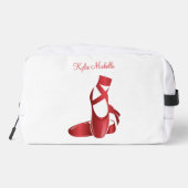 Ruby Red Ballet Slippers w Name Dance Toilettasje (Achterkant)