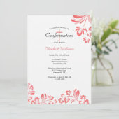 Ruby Red-bevestiging Kaart (Staand voorkant)