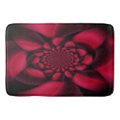 Ruby Red Black Petal Badmat (Voorkant)