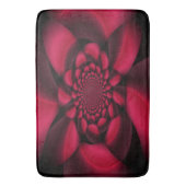 Ruby Red Black Petal Badmat (Voorkant Verticaal)