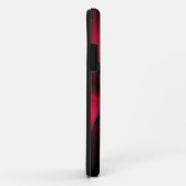 Ruby Red Black Petal Case-Mate iPhone Case (Achterkant/rechts)