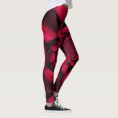 Ruby Red Black Petal Leggings (Rechts)
