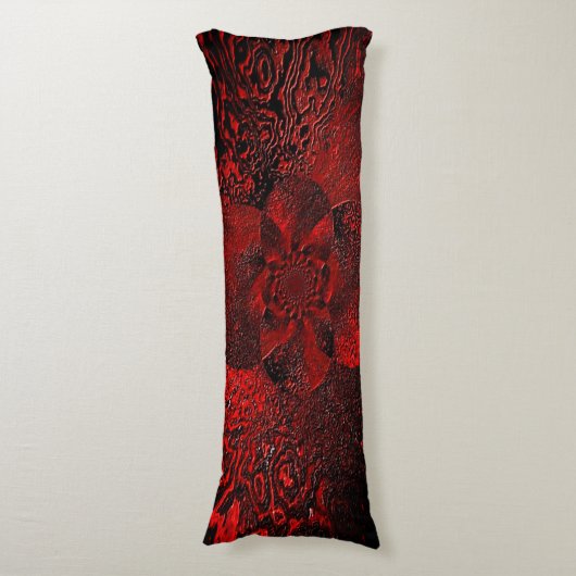 "Ruby Red" Body Pillow Lichaamskussen (Voorkant Verticaal)