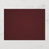 Ruby Red Carbon Style Print Decor Briefkaart (Voorkant)