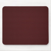 Ruby Red Carbon Style Print Decor Muismat (Voorkant)