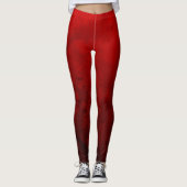 Ruby Red Design Leggings (Voorkant)