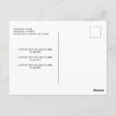 Ruby Red Floral Geometric Quinceañera Briefkaart (Achterkant)