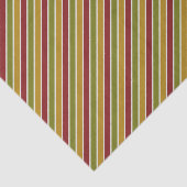 Ruby Red, Groene Olijf, Goudgestreept Tissuepapier (Detail)