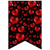 Ruby Red Heart Pareltjes Vlaggetjes (Eerste vlag)