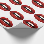 Ruby Red Lips Cadeaupapier (Hoek)