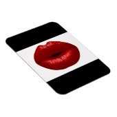 RUBY RED LIPSTICK MAKEUP BEAUTY MODE SALLIPS MAGNEET (Rechterzijde)