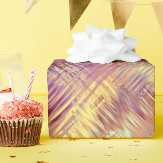 Ruby Red Liquid Pattern Cadeaupapier (Verjaardagsfeest)