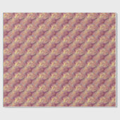 Ruby Red Liquid Pattern Cadeaupapier (Vlak)