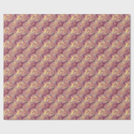 Ruby Red Liquid Pattern Cadeaupapier (Vlak)