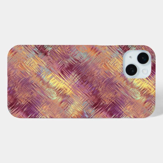 Ruby Red Liquid Pattern Case-Mate iPhone Case (Achterkant (horizontaal))