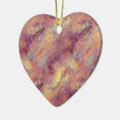 Ruby Red Liquid Pattern Keramisch Ornament (Links)