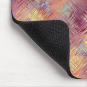 Ruby Red Liquid Pattern Muismat (Hoek)