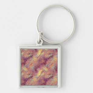 Ruby Red Liquid Pattern Sleutelhanger