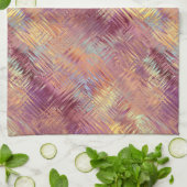 Ruby Red Liquid Pattern Theedoek (Gevouwen)