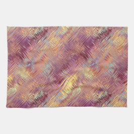 Ruby Red Liquid Pattern Theedoek