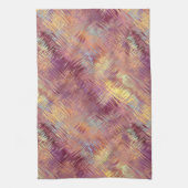 Ruby Red Liquid Pattern Theedoek (Verticaal)