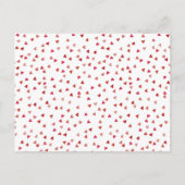 Ruby Red Love Heart Calendar Bewaar de datum Aankondigingskaart (Achterkant)