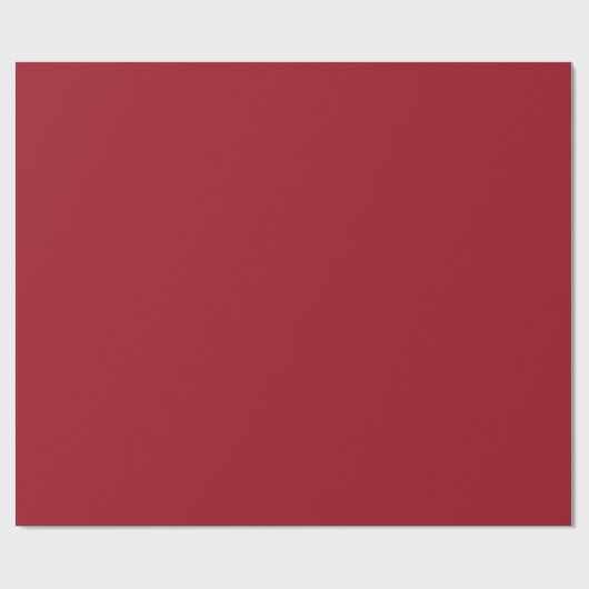 Ruby Red Matte Wrapping Paper Cadeaupapier (Vlak)