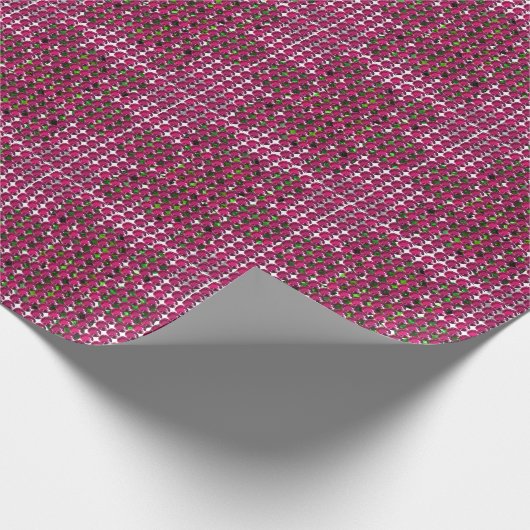 Ruby Red Motif Cadeaupapier (Hoek)