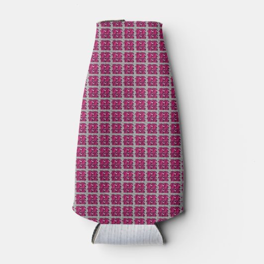 Ruby Red Motif Flesjeskoeler (Voorkant)