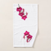 Ruby Red Orchids Bath Towels Bad Handdoek (Handdoek)