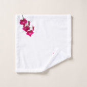 Ruby Red Orchids Bath Towels Bad Handdoek (Wasdoekje)