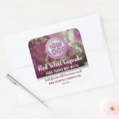 Ruby Red Professional Business Logo Product Labels (Envelop)