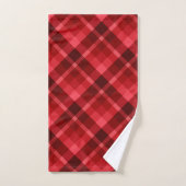  Ruby Red Pset Pattern Hand Towel Handdoek (Handdoek)