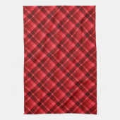 Ruby Red Pset Pattern Kitchen Towel Theedoek (Verticaal)
