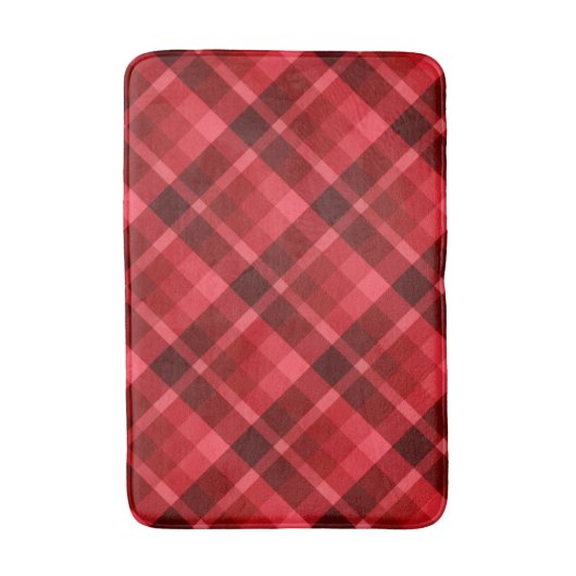  ruby Red Pset Pattern Medium Bath Mat (Voorkant Verticaal)
