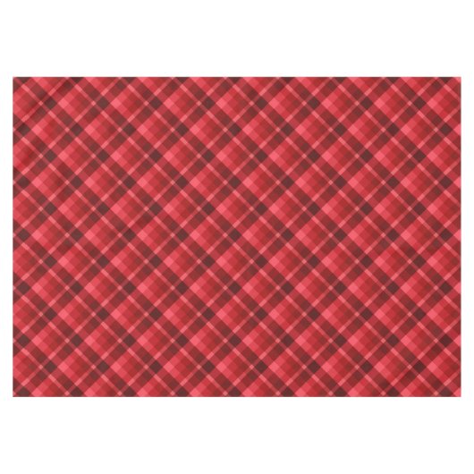 Ruby Red Pset Pattern Medium Tablecloth Tafelkleed (Voorkant (Horizontaal))