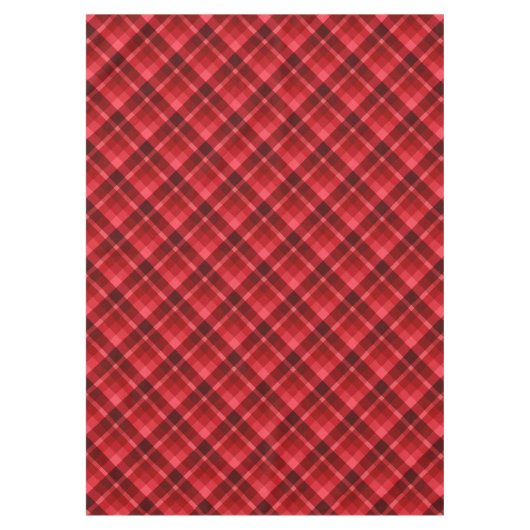  Ruby Red Pset Pattern Medium Tablecloth Tafelkleed (Voorkant)