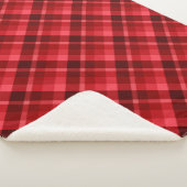  Ruby Red Pset Pattern Small Sherpa Blanket Deken (3/4)