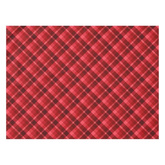 Ruby Red Pset Pattern Small Tablecloth Tafelkleed (Voorkant (Horizontaal))