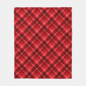  ruby Red Pset Print Medium Fleece Blanket Deken (Voorkant)