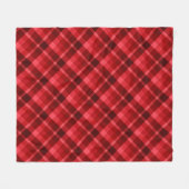  ruby Red Pset Print Medium Fleece Blanket Deken (Voorkant (Horizontaal))