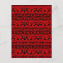 Ruby Red Reindeer Sweater op zoek naar Kerstmis