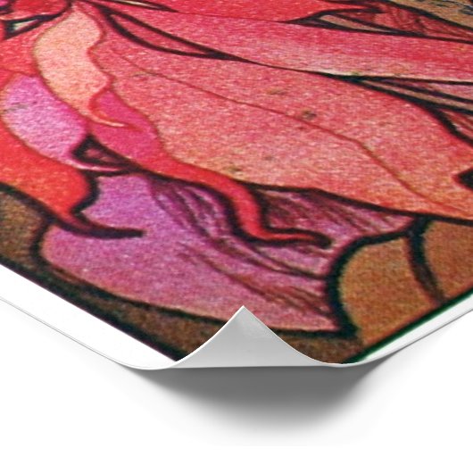 Ruby Red Rose Goddess Poster (Hoek)