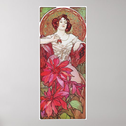 Ruby Red Rose Goddess Poster (Voorkant)