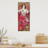 Ruby Red Rose Goddess Poster (Keuken)