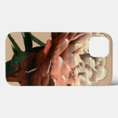 Ruby Red Rose met witte accenten Case-Mate iPhone Case (Achterkant (horizontaal))